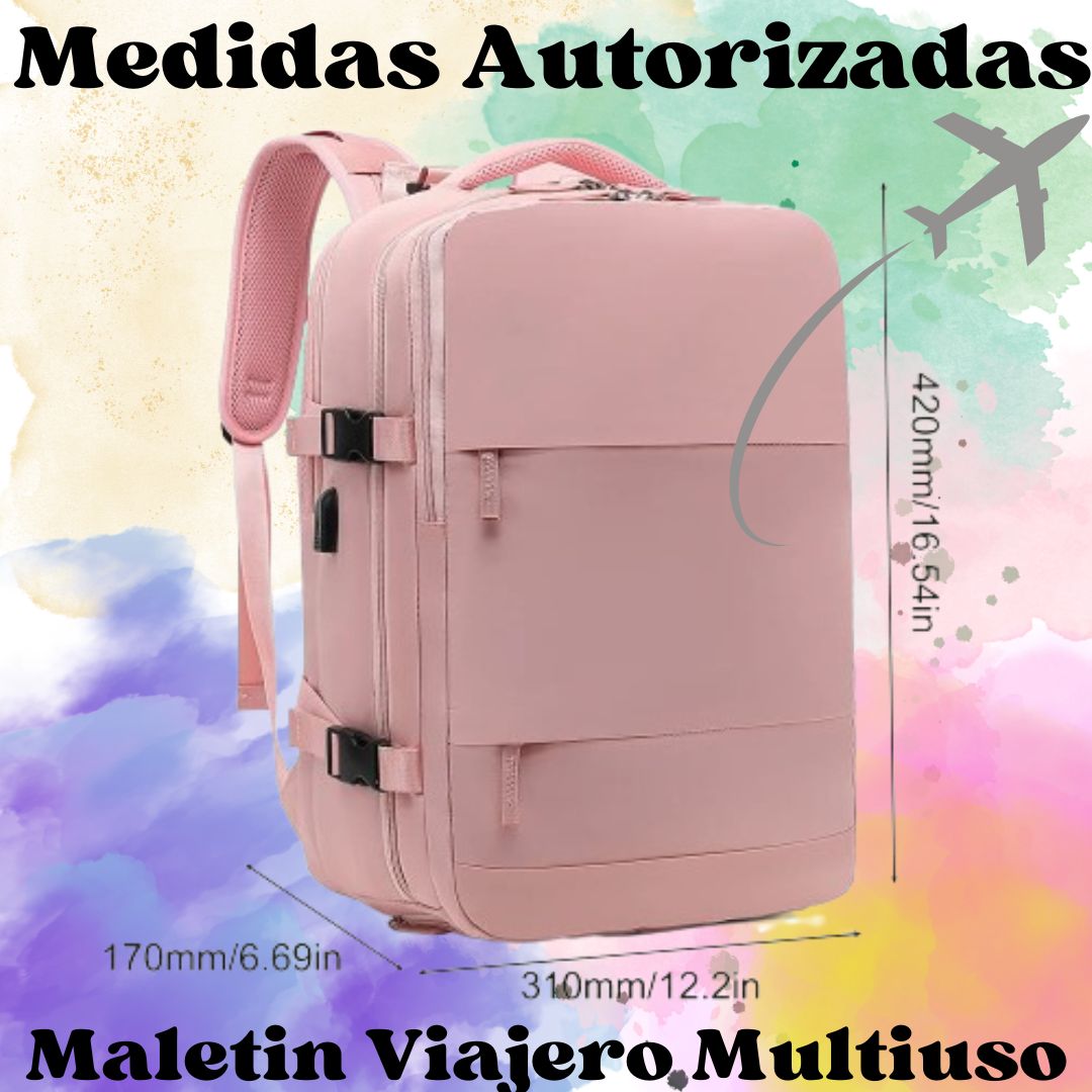 "El Maletín de Viaje Todo en Uno: Comodidad, Estilo y Tecnología Siempre Contigo 🌟🎒"